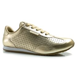 Tênis Casual Feminino Via Marte Dourado 285-004-01