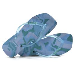 Chinelo Feminino Havaianas Slim Square Jelly Azul 4150245