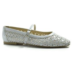 Sapatilha Mary Jane Feminina Via Marte Azul 143-024-01